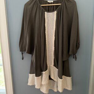 COPY - Leallo Beach Cover Up in Oive Size S